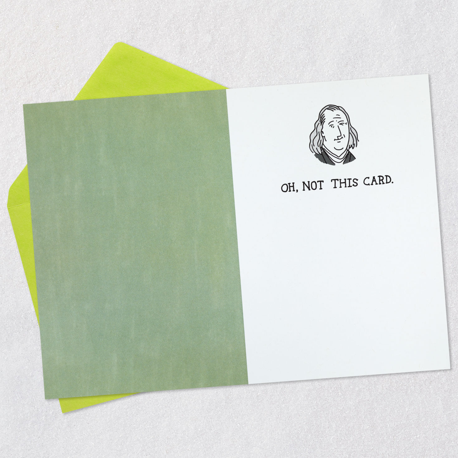 Illustration of a $100 Bill Funny Birthday Card  image number 3