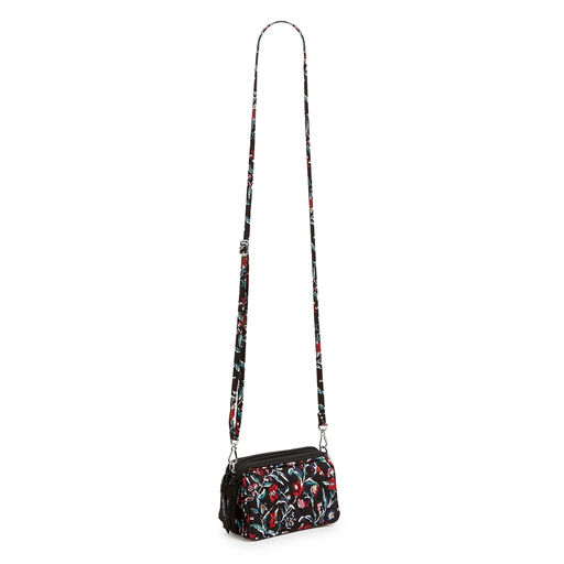 Vera Bradley RFID All-in-One Crossbody in Perennials Noir, 