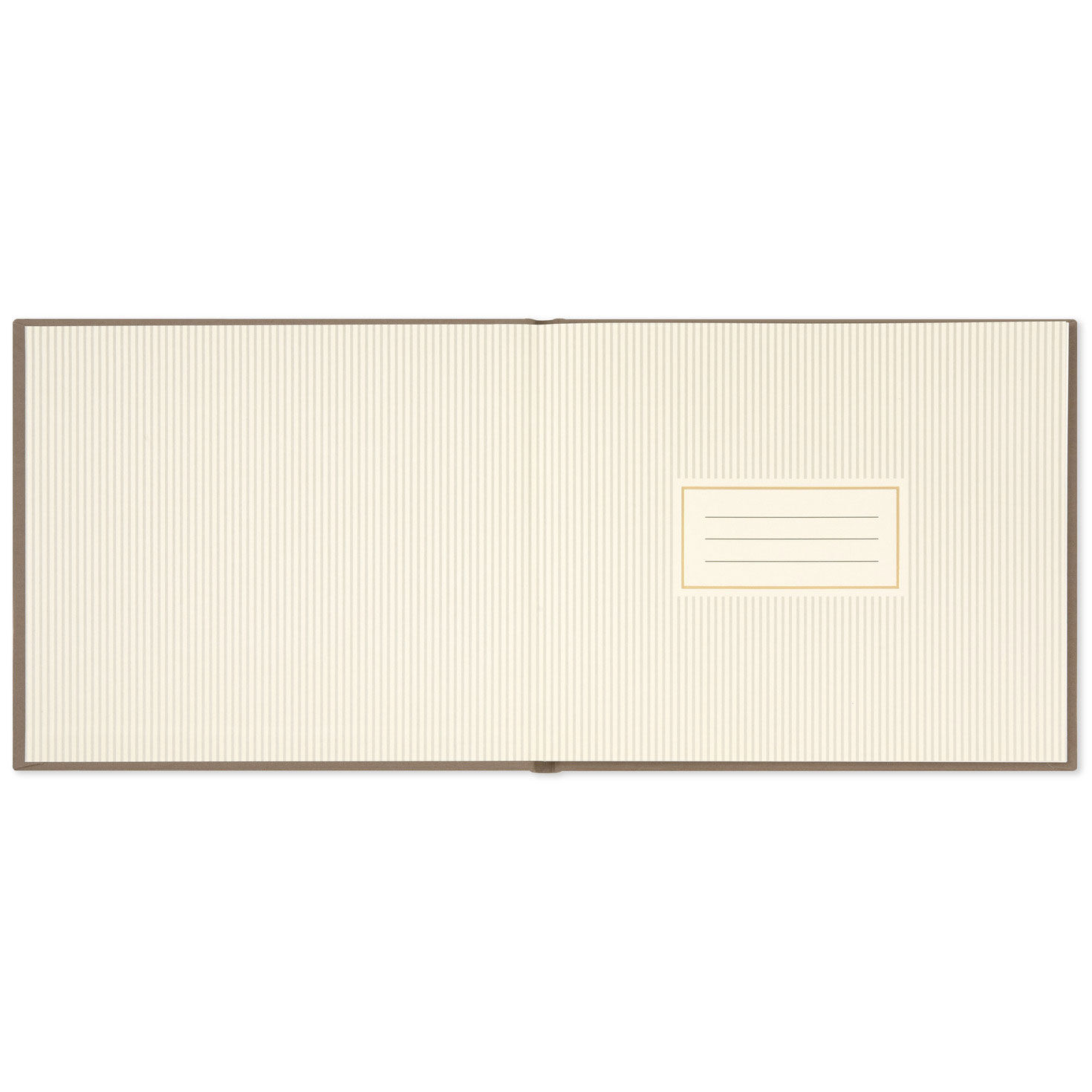 Gold on Gray Memorial Service Guest Book inside spread image number 3