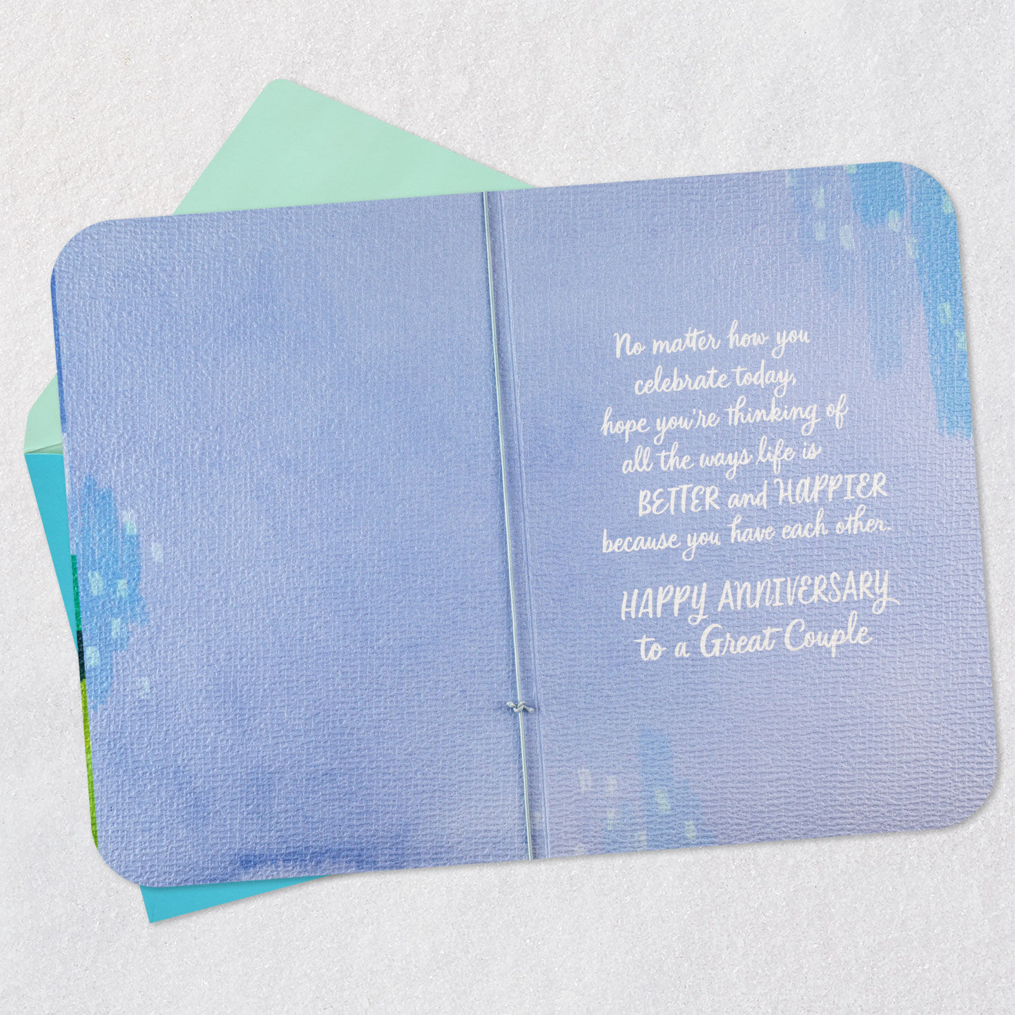 Landscape Painting Anniversary Card for Couple  image number 3