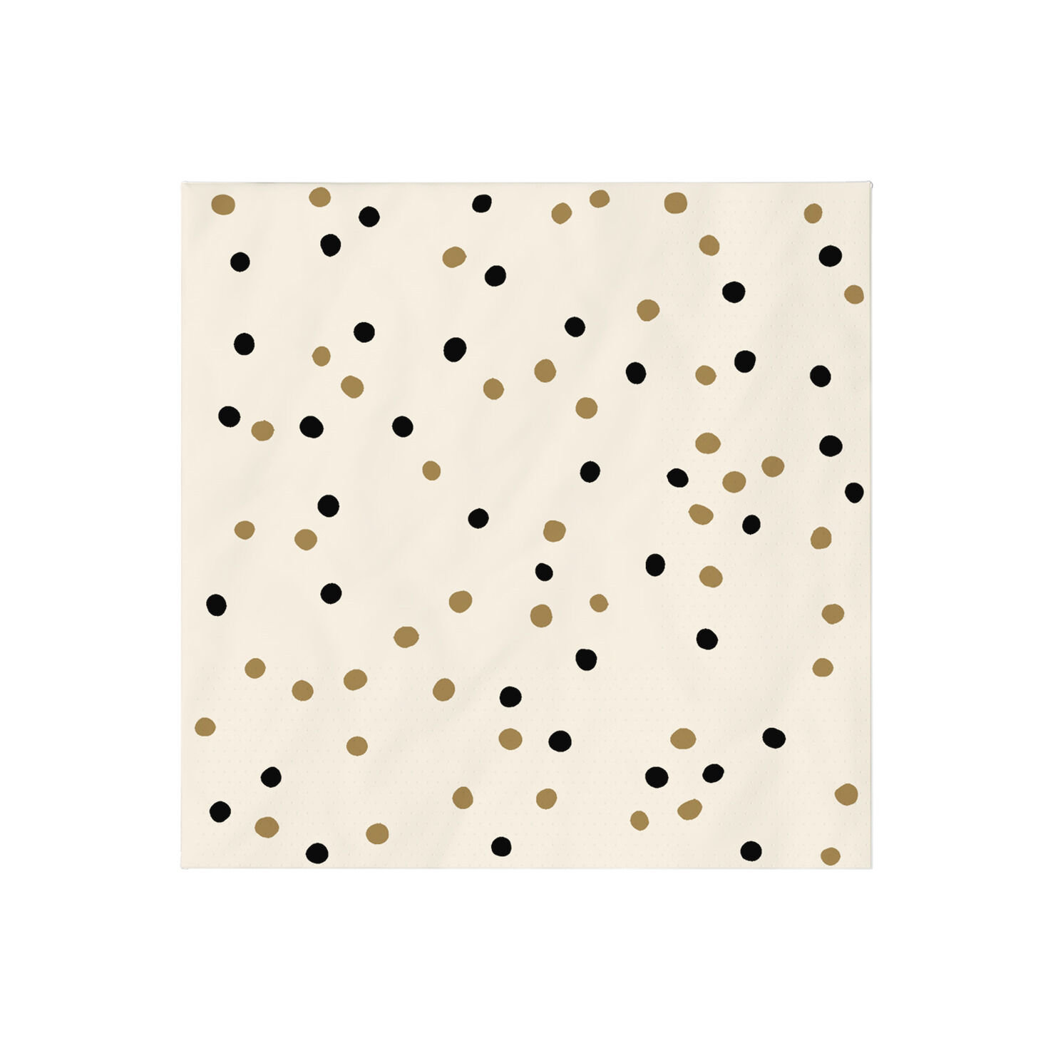 Black and Gold Confetti Dot Cocktail Napkins, Set of 16 for only USD 4.49 | Hallmark