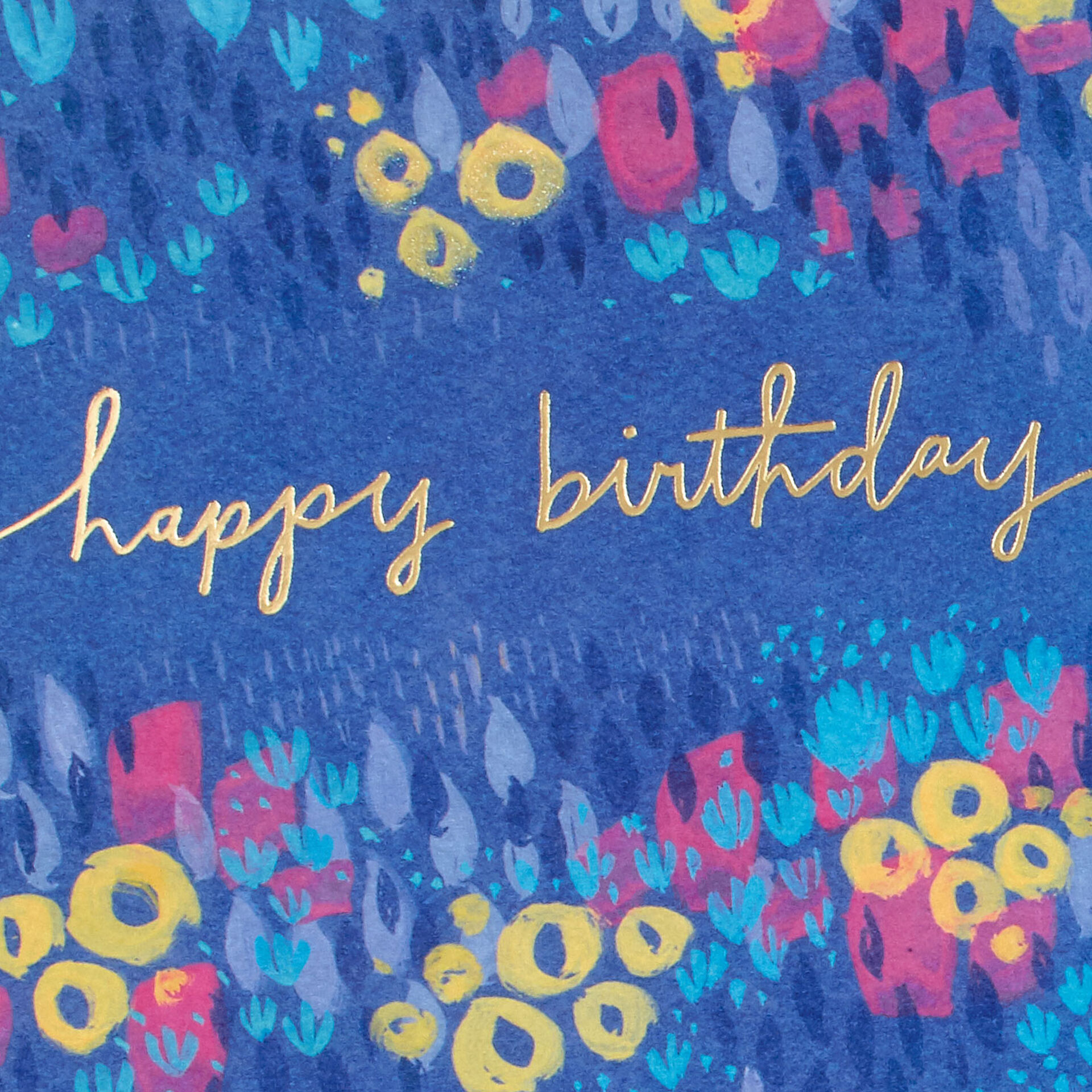 Impressionism Flowers Happy Birthday Card - Greeting Cards - Hallmark
