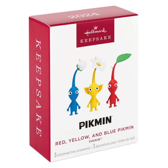 Nintendo Pikmin™ Red, Yellow, and Blue Pikmin Ornaments, Set of 3, , large image number 6