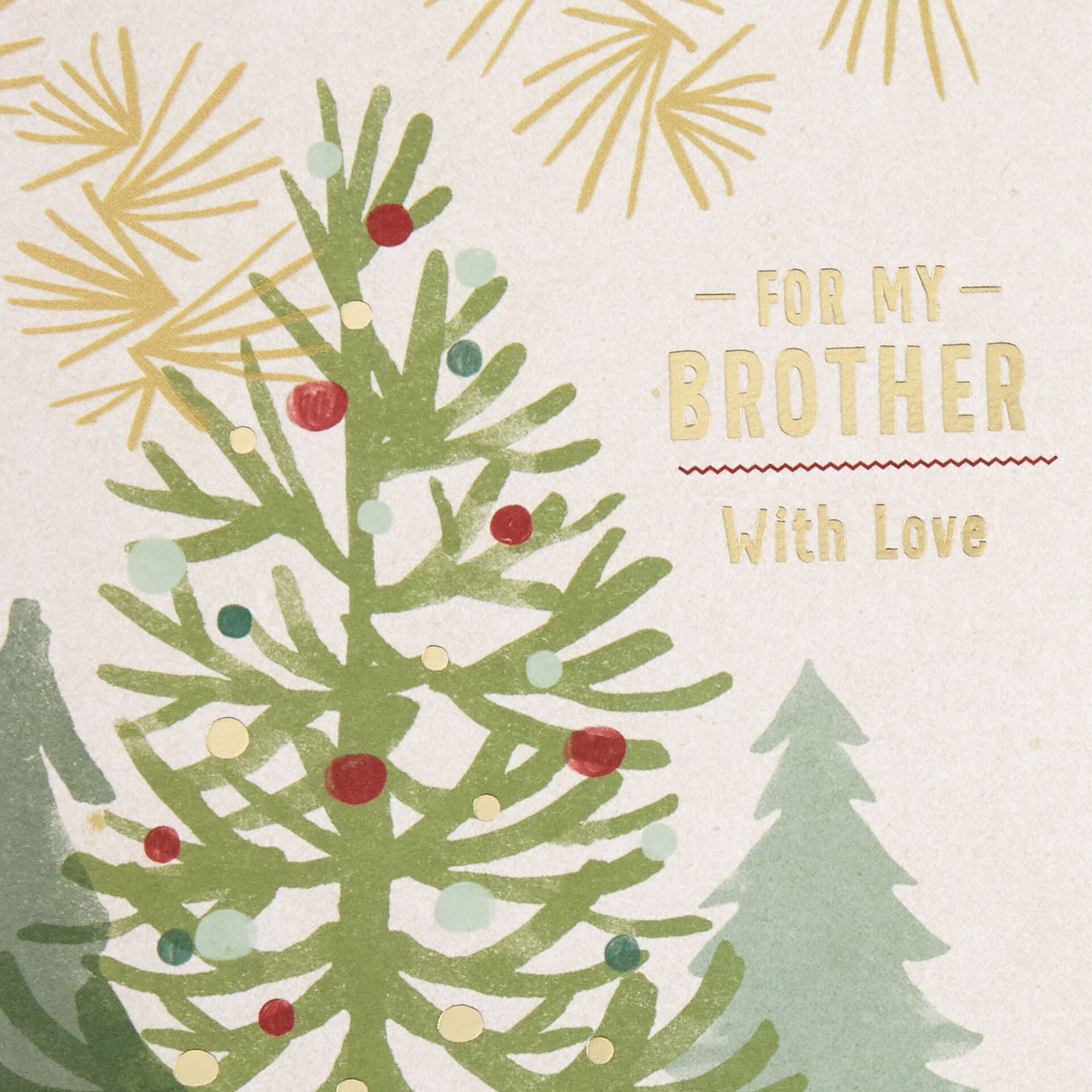 You're Cared About Always Christmas Card for Brother - Greeting Cards ...