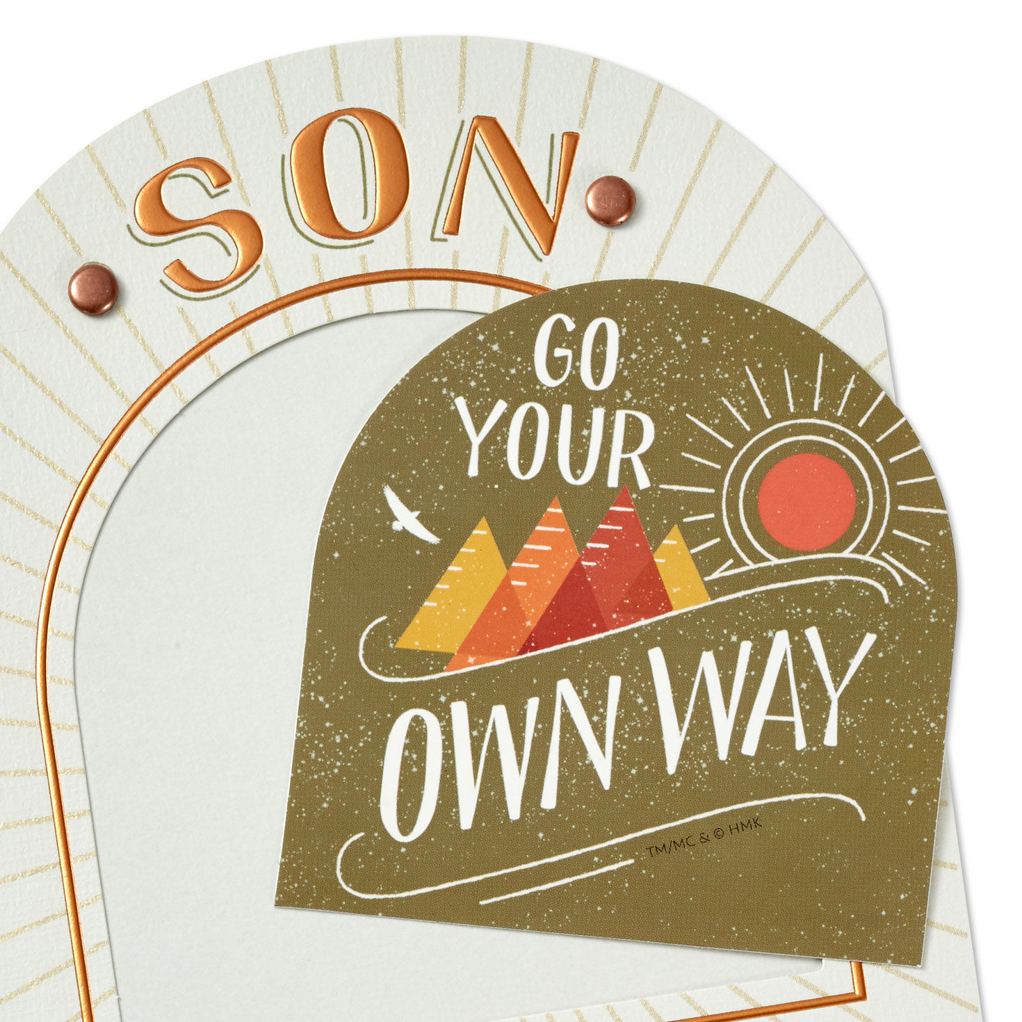 Proud of How You Find Your Own Path Birthday Card for Son With Decal for only USD 7.99 | Hallmark