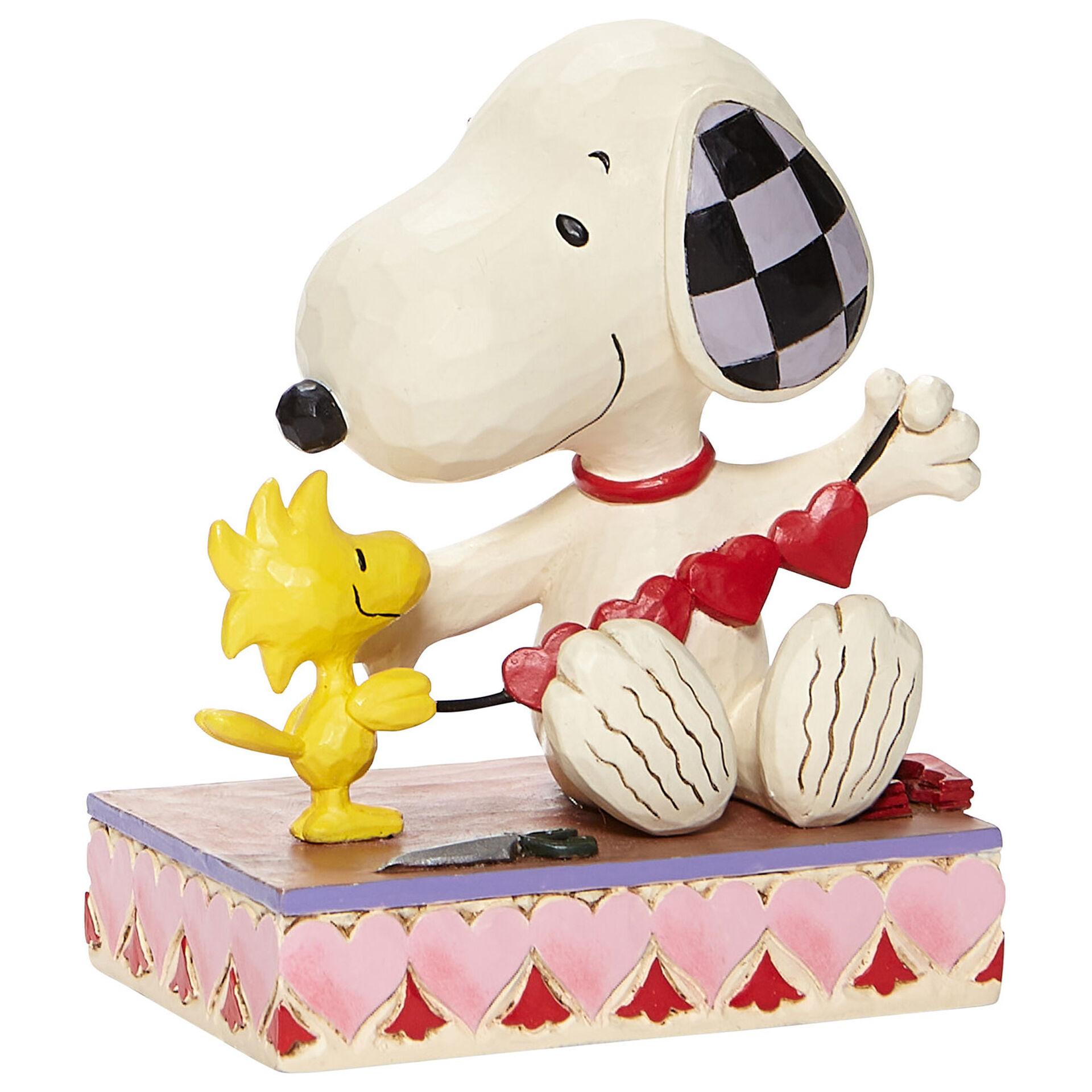 6.75 Multicolor Enesco Peanuts by Jim Shore Snoopy with Woodstock in Nest Figurine 