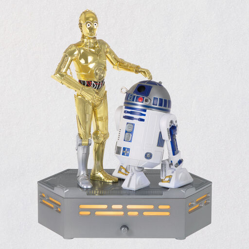 Star Wars: A New Hope™ Collection C-3PO™ and R2-D2™ Ornament With Light and Sound, 