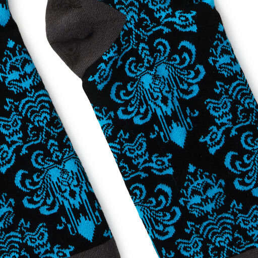 Disney The Haunted Mansion Wallpaper Crew Socks, 