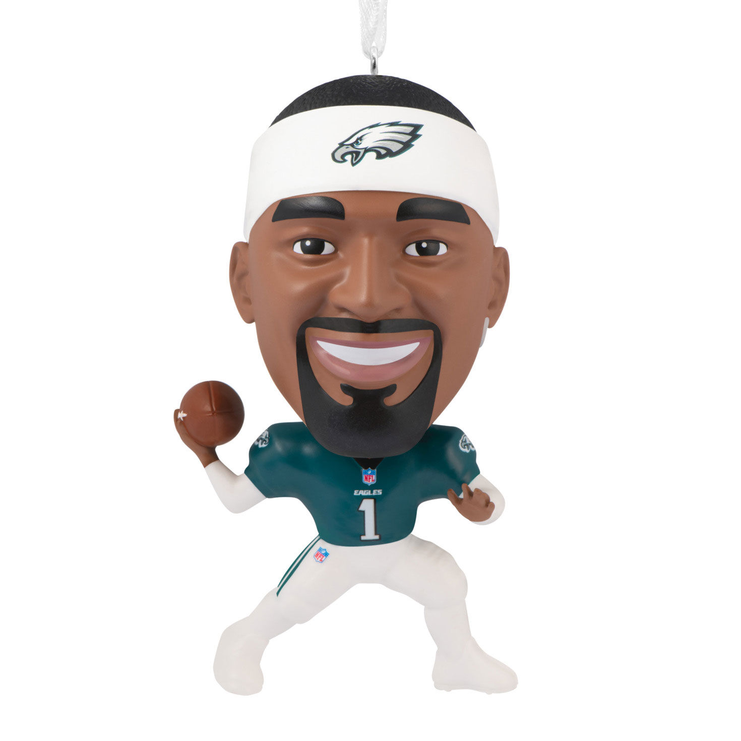 NFL Philadelphia Eagles Jalen Hurts Bobblehead Hallmark Ornament