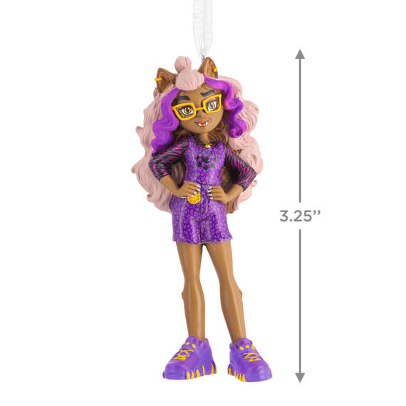 Mattel Monster High™ Clawdeen™ Wolf Hallmark Ornament, , large image number 3