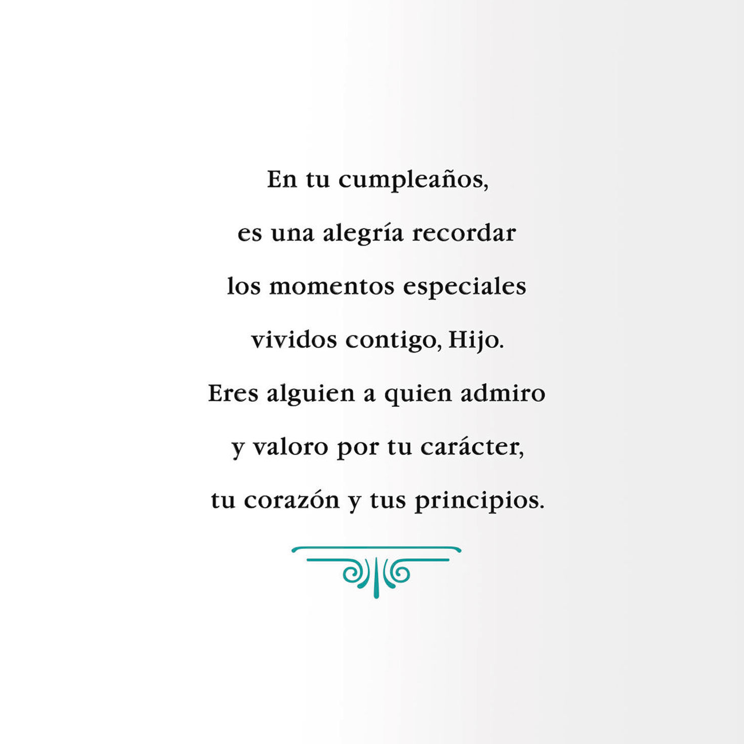 A Special Place in My Heart Spanish-Language Birthday Card for Son, , large image number 2