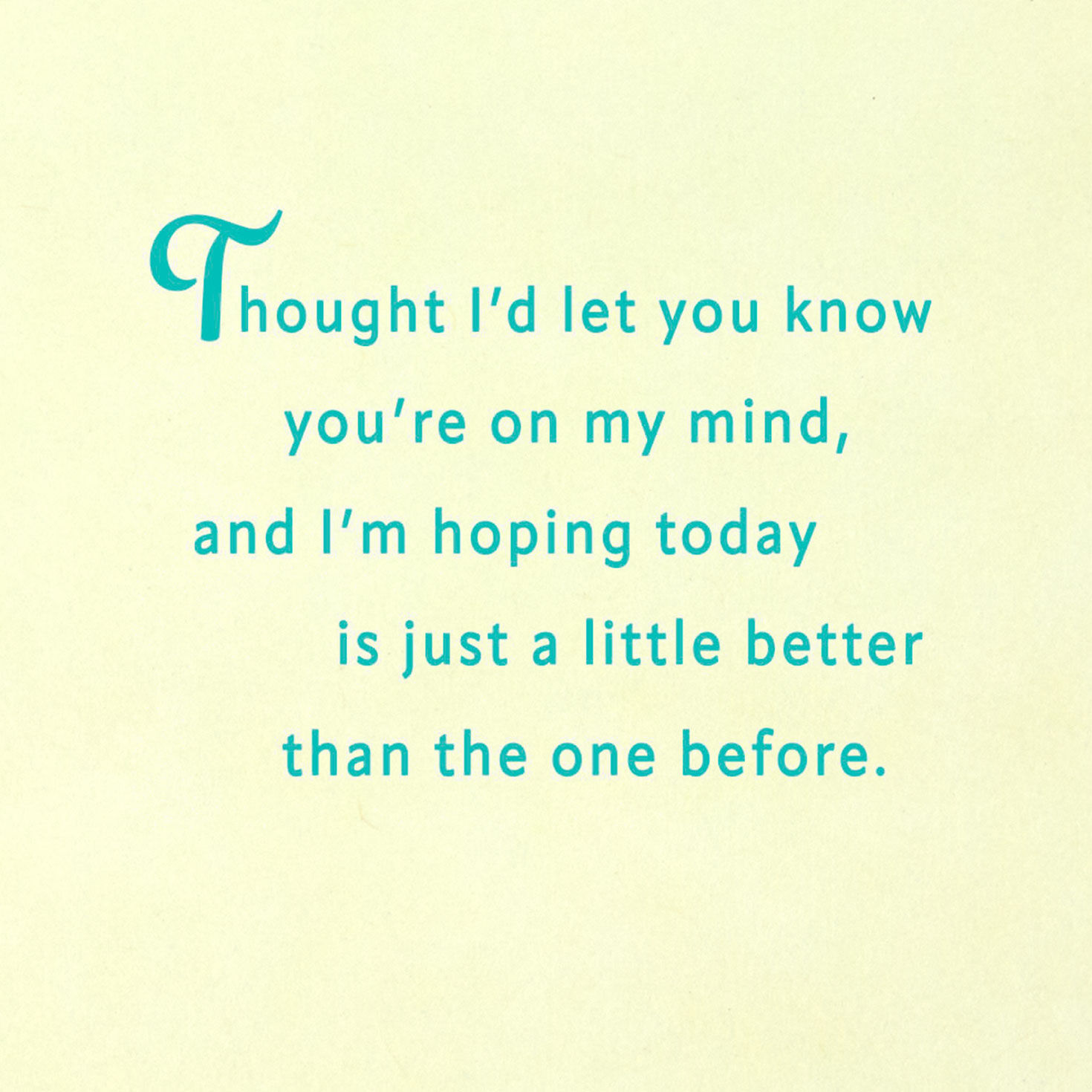 Gold and Blue Dandelion Encouragement Card Sentiment image number 2