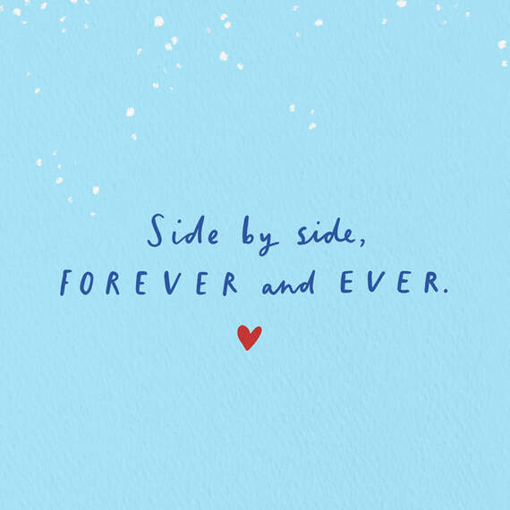 Side by Side Forever Together Love Card, , large image number 2