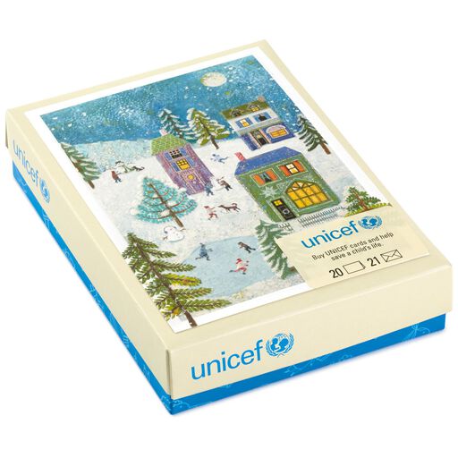 Unicef Holiday Scene Christmas Cards Box Of 20 Unicef Holiday Scene Christmas Cards Box Of 20
