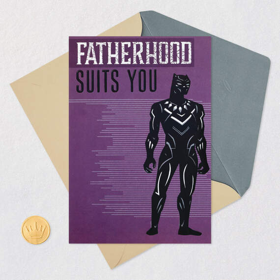 Marvel Black Panther Fierce Love Father's Day Card, , large image number 5