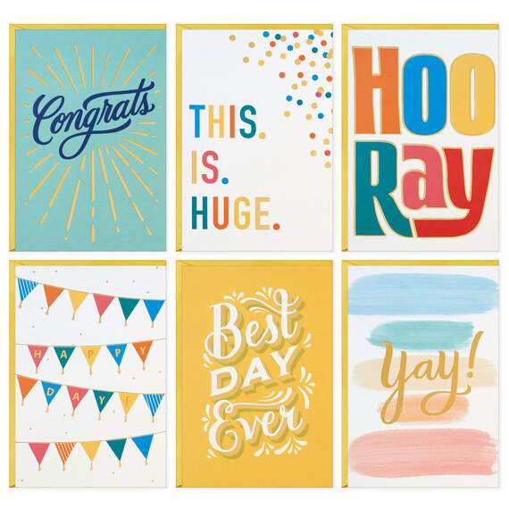 Inspired Modern Boxed Assorted Congratulations Cards, Pack of 24