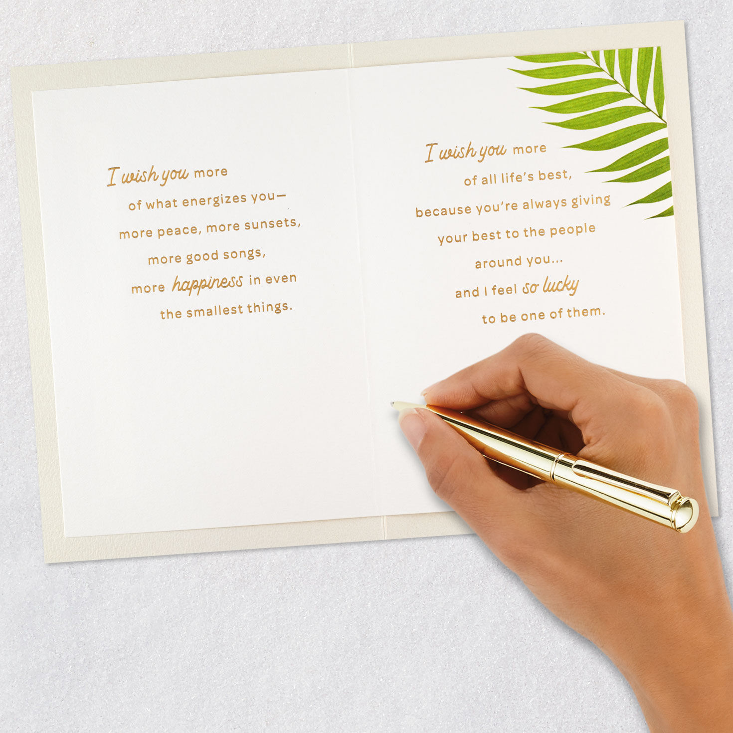 I Wish You More of What Energizes You Birthday Card for only USD 8.59 | Hallmark