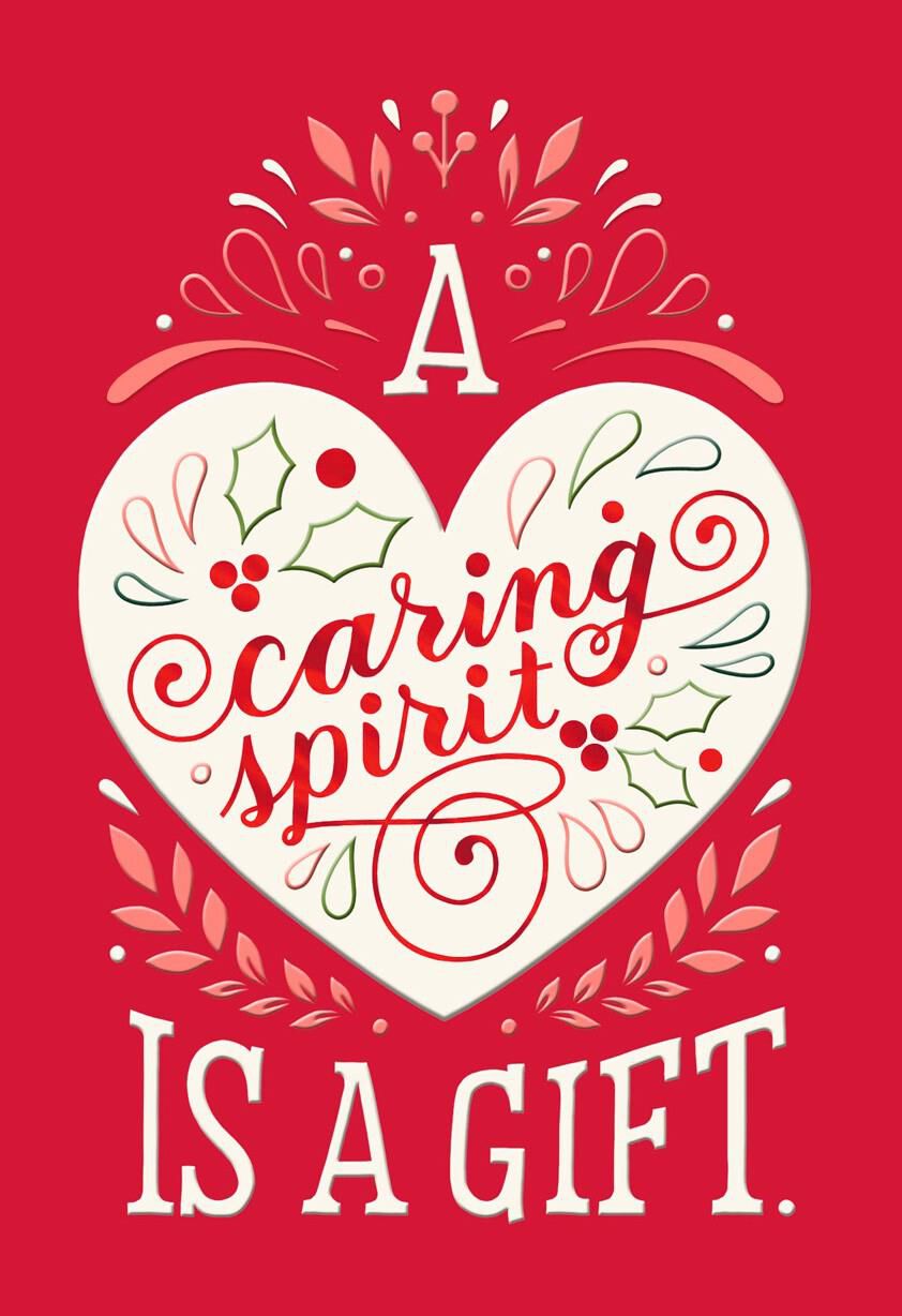Caregiver Thank You Christmas Card Greeting Cards Hallmark