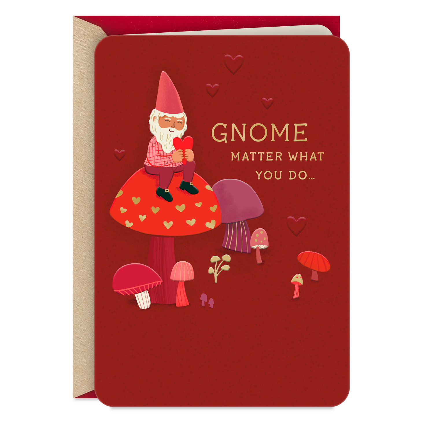 Gnome Matter What Valentine's Day Card