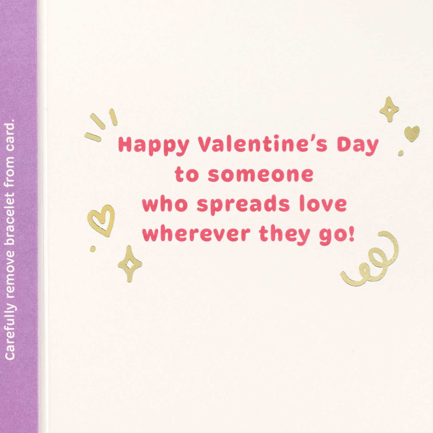You Make Hearts Happy Valentine's Day Card for Kids With Bracelet for only USD 6.99 | Hallmark