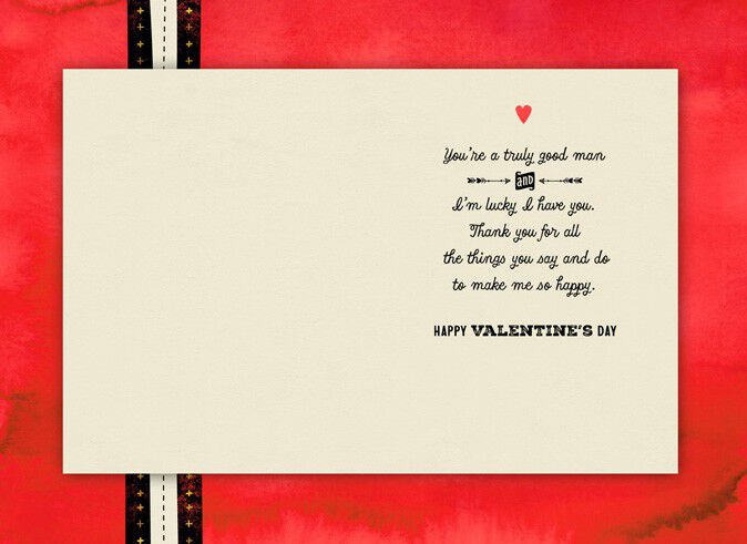 Truly Lucky Wife Valentine's Day Card