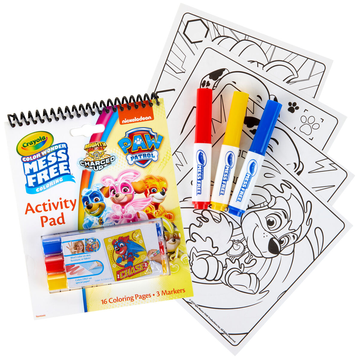 Crayola Color Wonder Paw Patrol Activity Coloring Pad Arts & Crafts