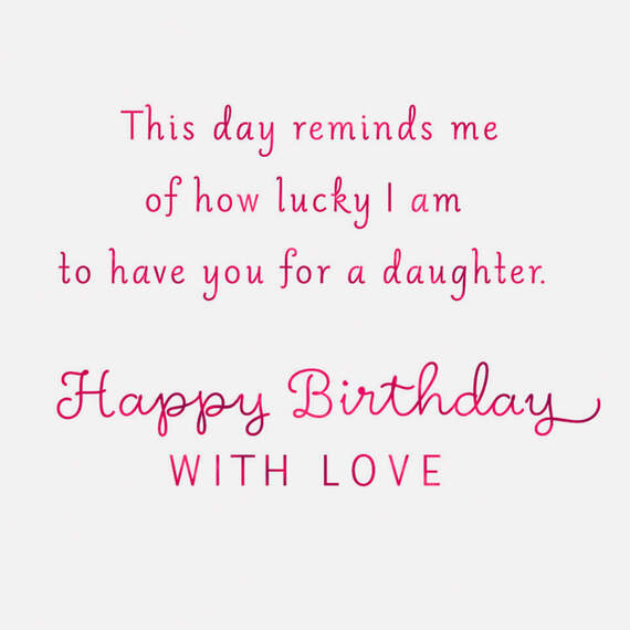 I Love Being Your Mom Birthday Card for Daughter, , large image number 3