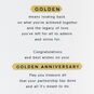 Golden Means 50th Anniversary Card, , large image number 3