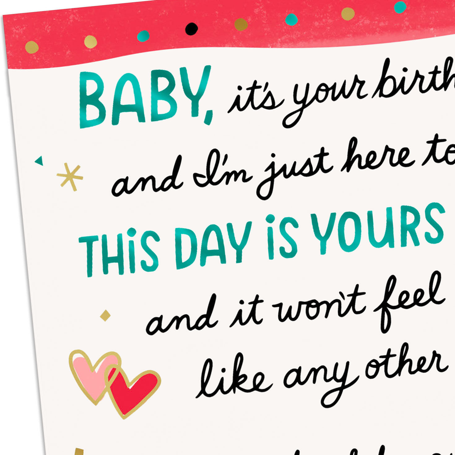 Romantic Icons Love Birthday Card Card Front Detail image number 4