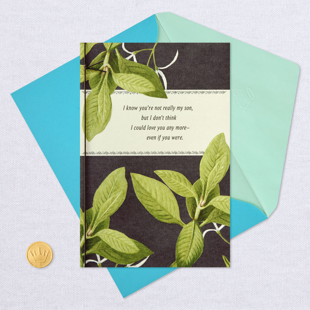 Greenery Birthday Card For Someone Like A Son Greeting Cards