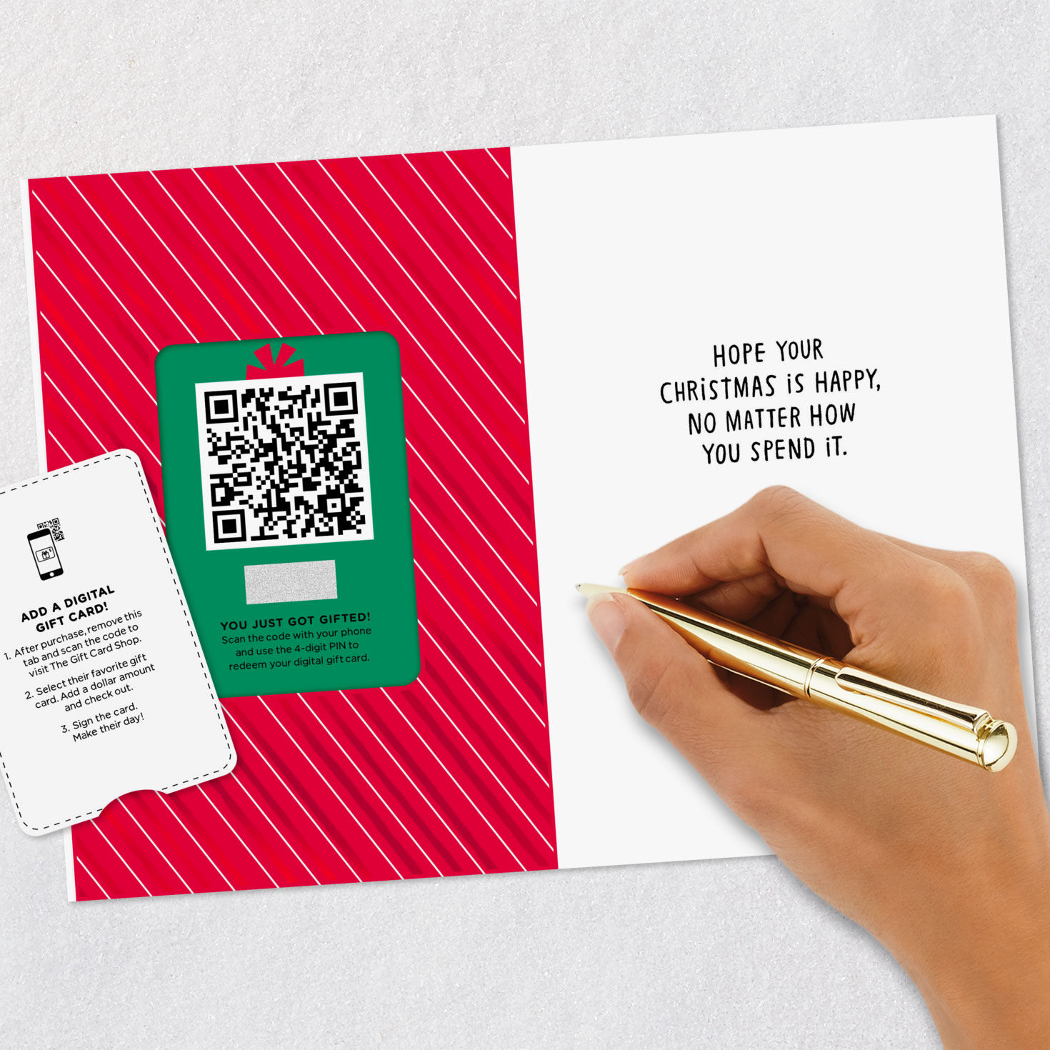 Elves Then and Now Gift Card Greeting Funny Christmas Card, , large image number 9