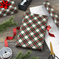 Festive Red and Green Plaid Christmas Wrapping Paper in use image number 3