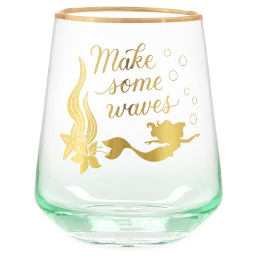 Disney The Little Mermaid Ariel Stemless Glass, 16 oz., 