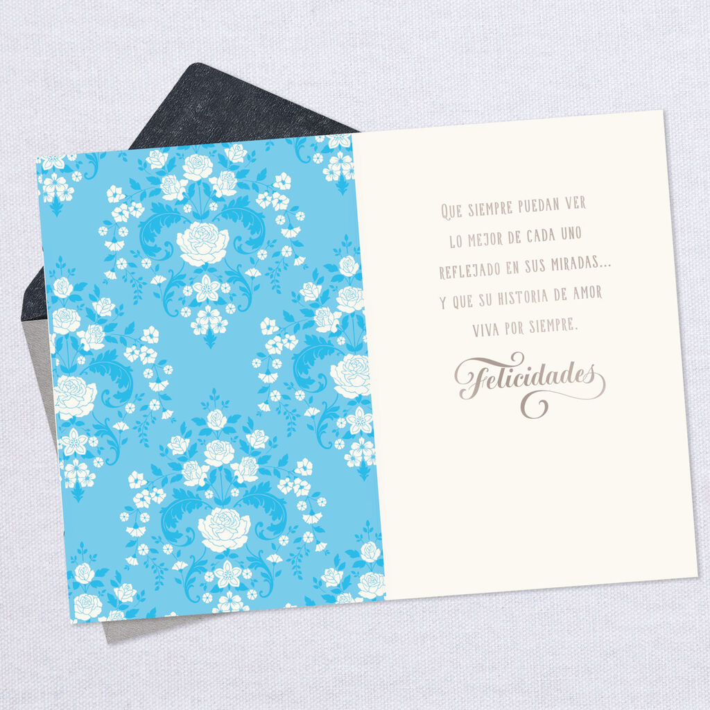 Disney Cinderella Happily Ever After Spanish Language Wedding Card