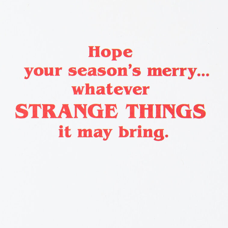 Netflix Stranger Things Happy Holidays Christmas Card - Greeting Cards | Hallmark netflix-stranger-things-happy-holidays-christmas-card-greeting-cards-hallmark