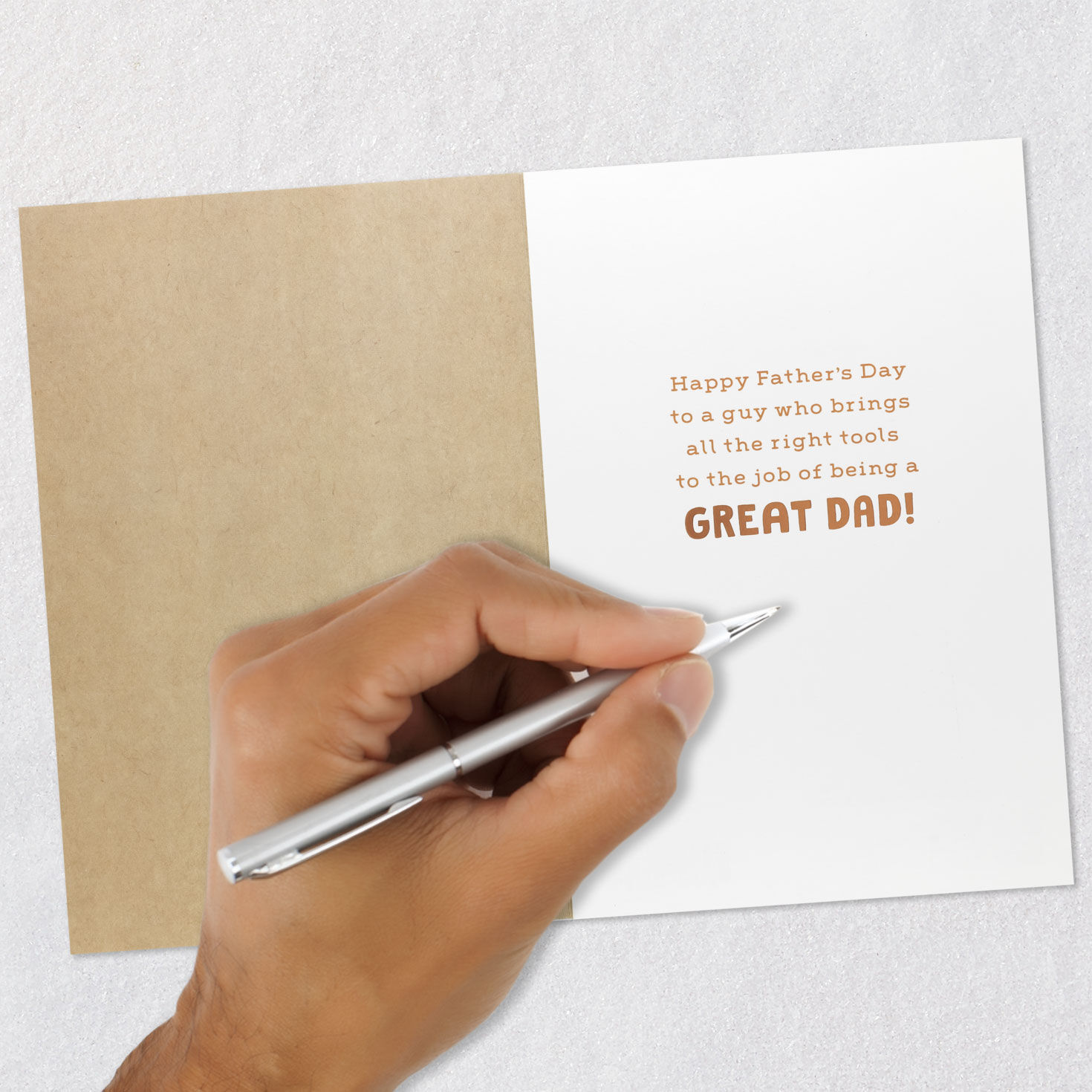 Toolbox Tribute Father's Day Card signing card image number 6