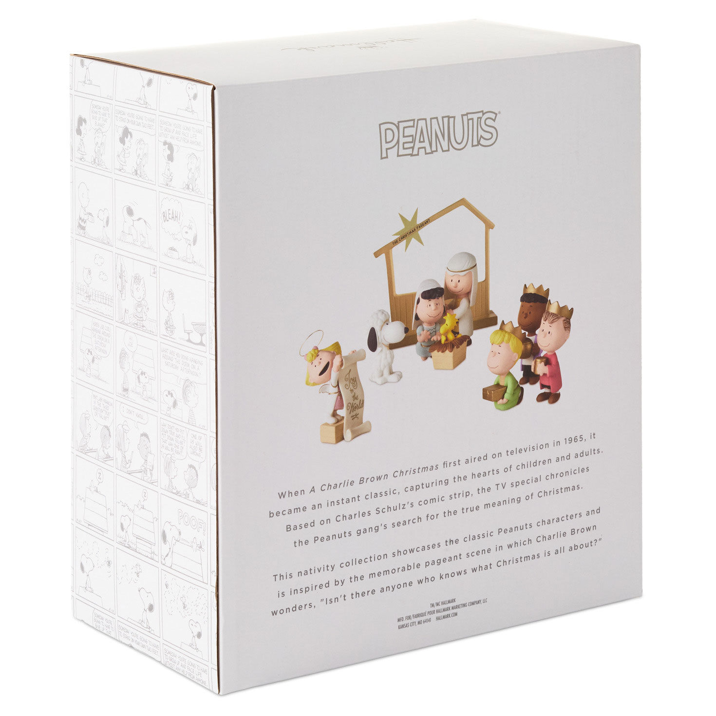 Peanuts Nativity Scene Figurine Set package back image number 6