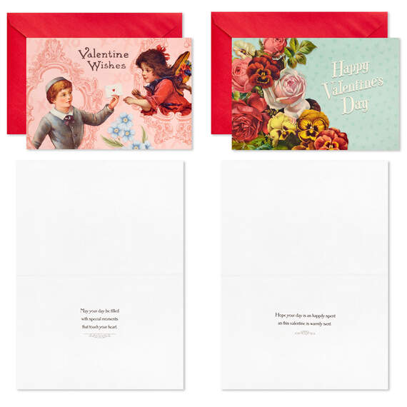 Vintage Archives Boxed Valentine's Day Cards, Pack of 12, , large image number 5