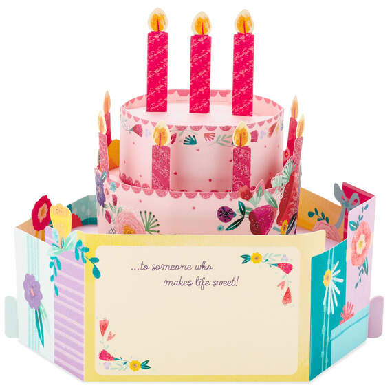 You Make Life Sweet 3D Pop-Up Birthday Card, , large image number 2