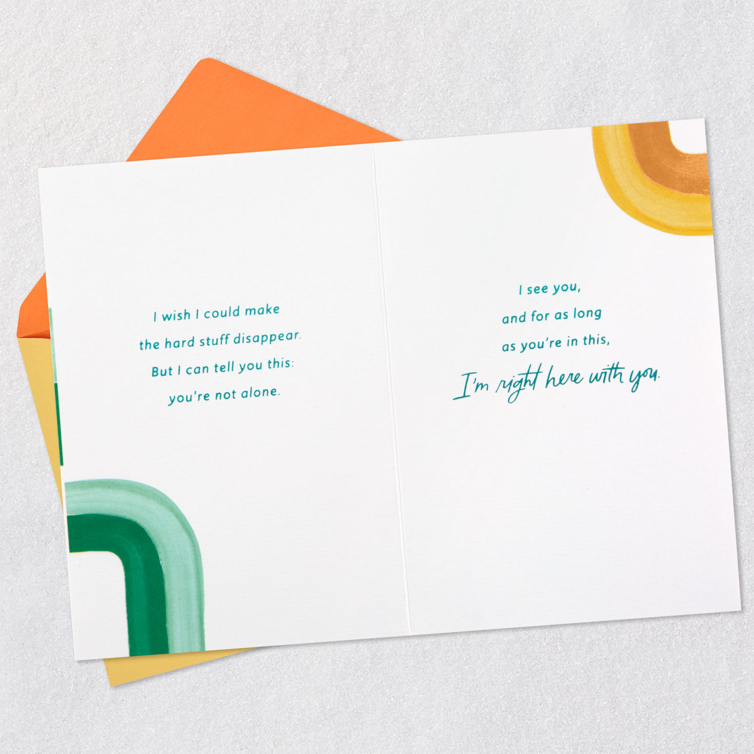 I'm Right Here With You Encouragement Card for only USD 5.59 | Hallmark
