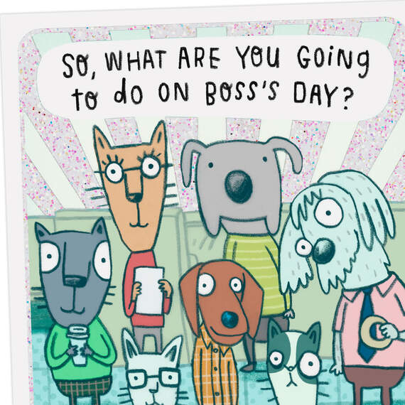 From Your Amazing Employees Funny Boss's Day Card, , large image number 4