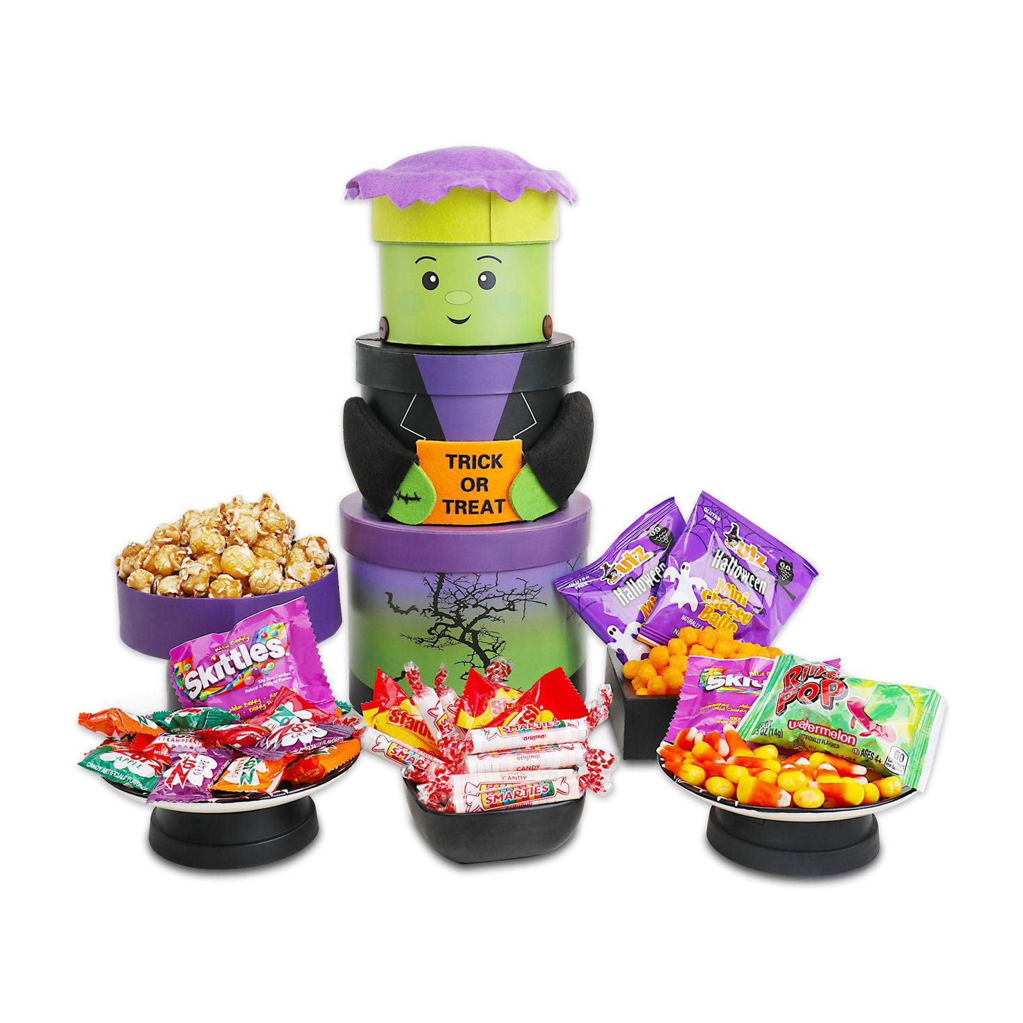 Frankenstein Treats Halloween Gift Tower