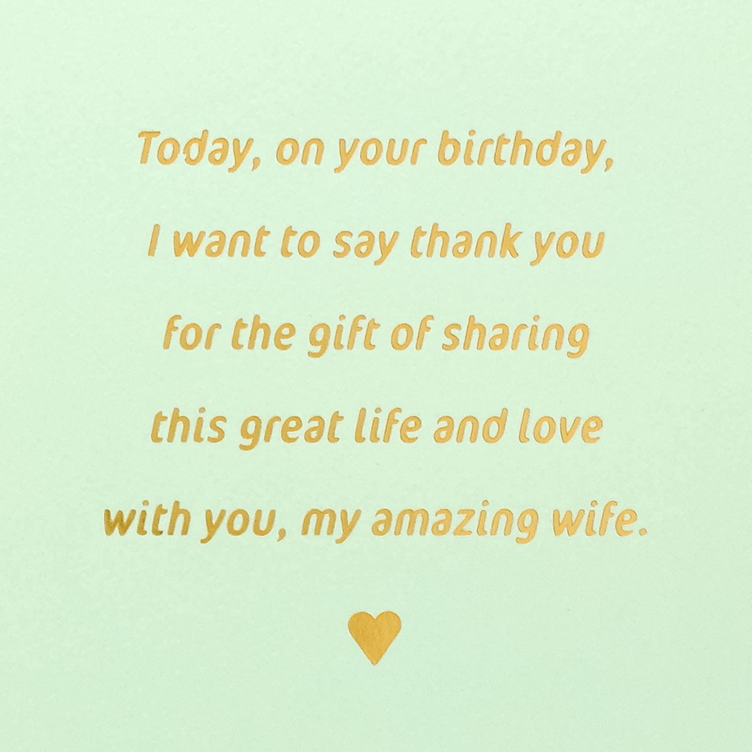 Tree Trunk Birthday Card for Wife Sentiment image number 3
