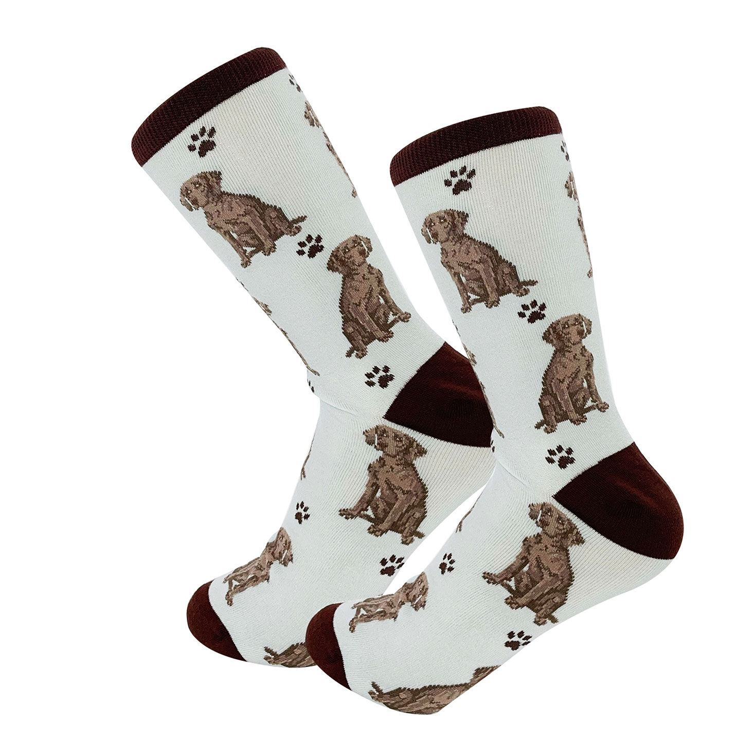 Weimaraner Novelty Crew Socks  image number 1