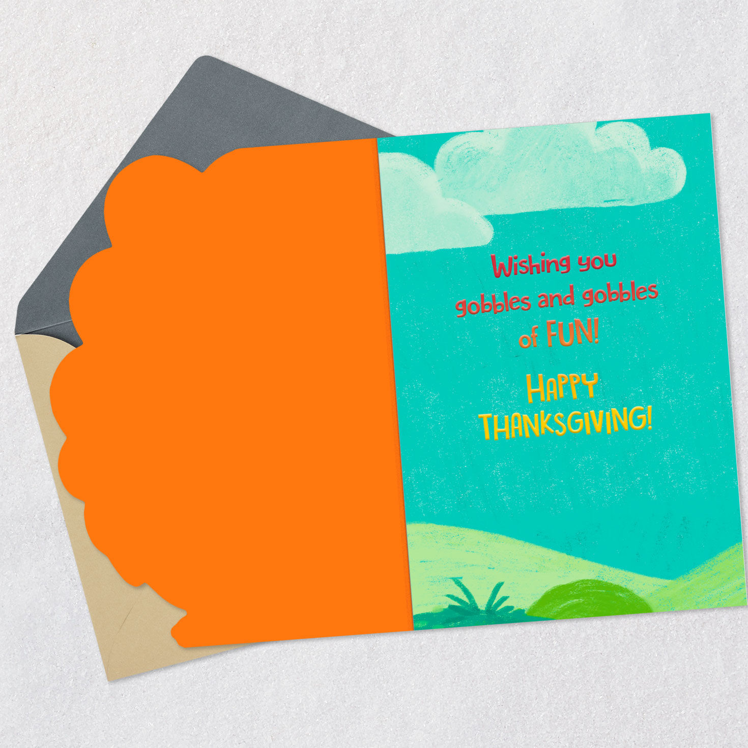 Gobbles of Fun Thanksgiving Card for only USD 2.99 | Hallmark