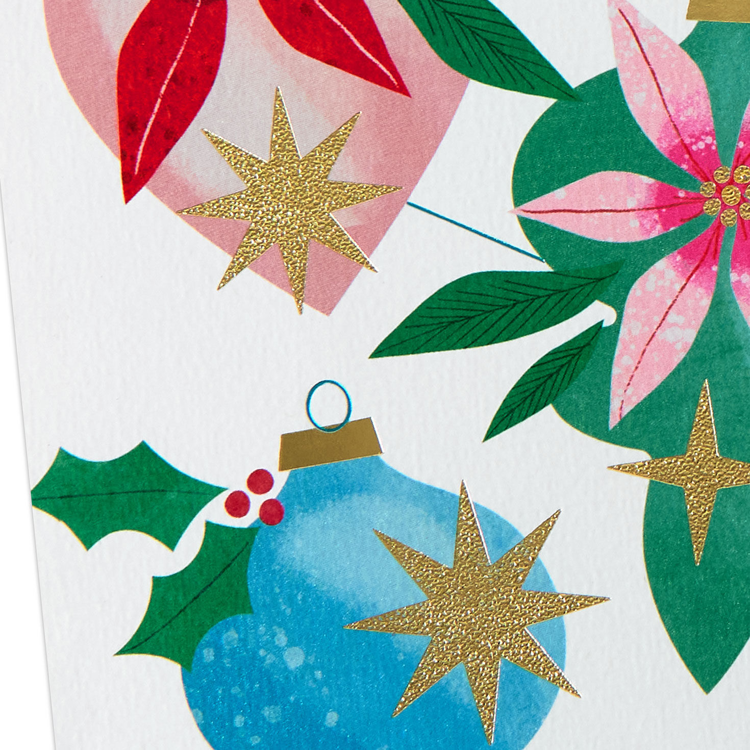 Modern Floral Ornaments Card for Mom Card Front Detail image number 5
