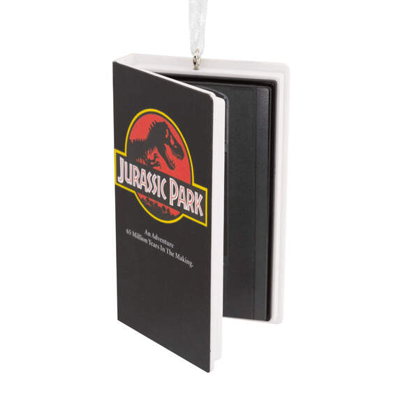 Jurassic Park Retro Video Cassette Case Hallmark Ornament