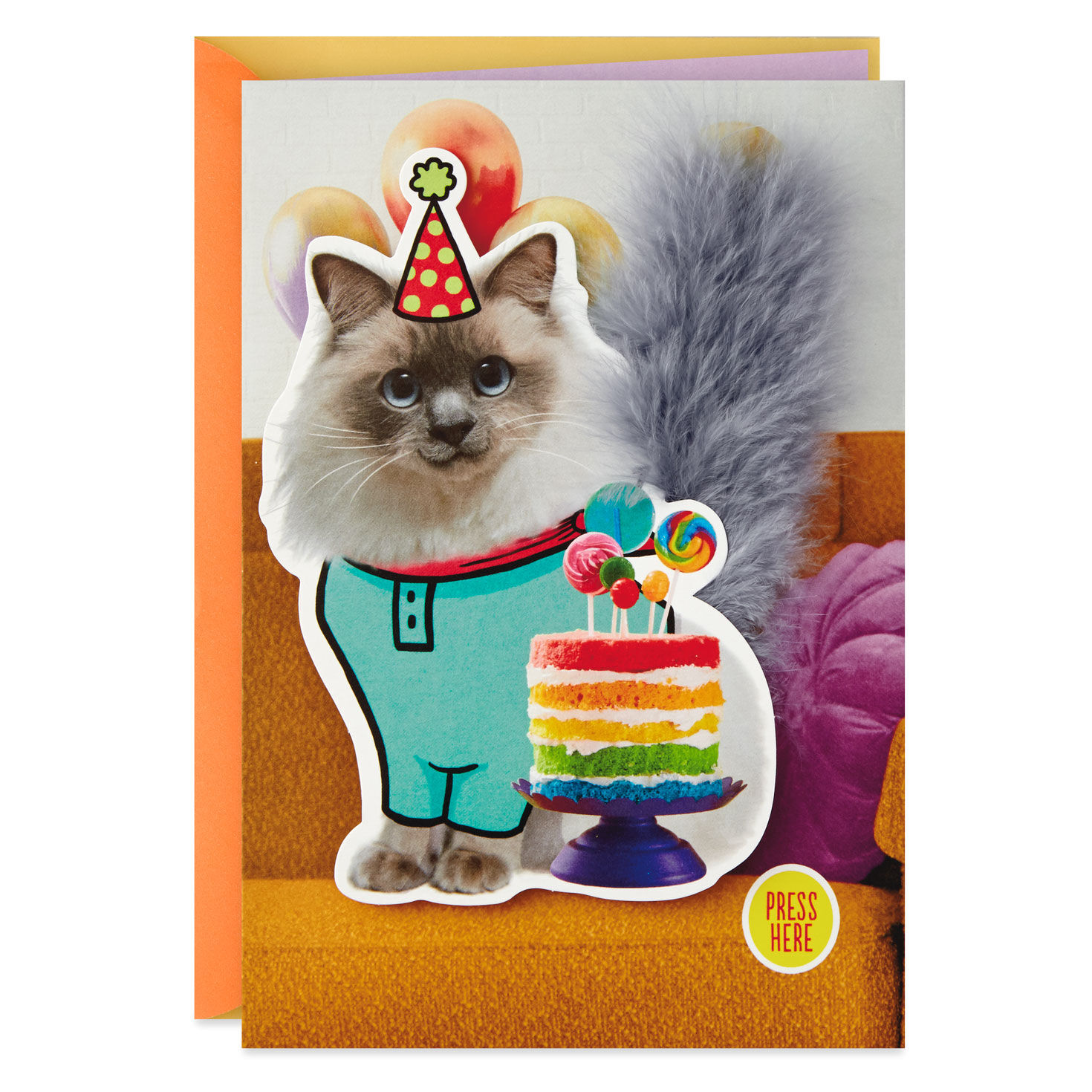 Party Cat Funny Musical Birthday Card With Motion for only USD 9.59 | Hallmark