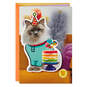 Party Cat Funny Musical Birthday Card With Motion, , large image number 1