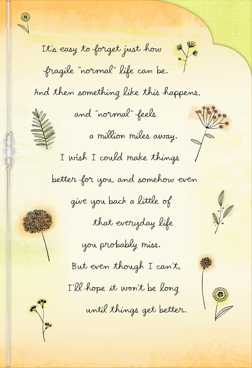 You Can Lean on Me Encouragement Card